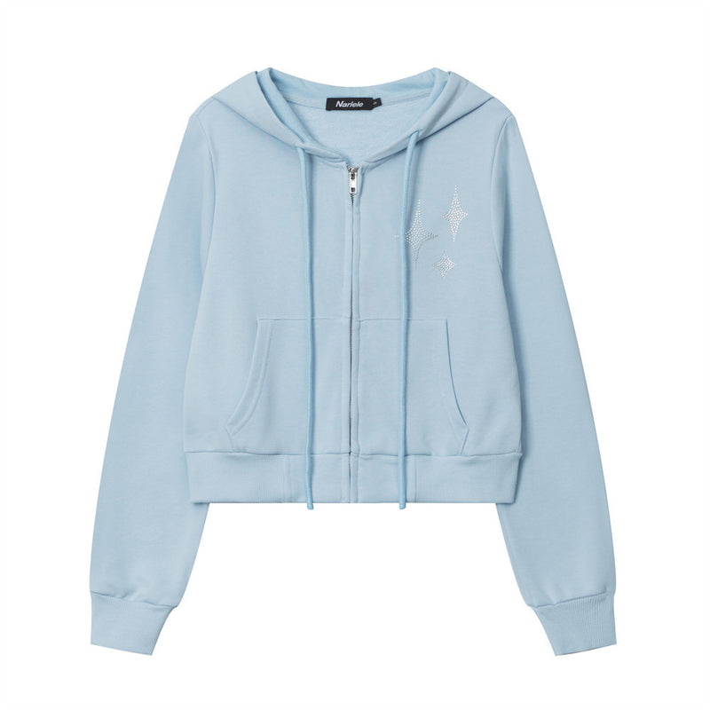 Women Hoodie Cardigan Hoodie Girls Autumn Leisure