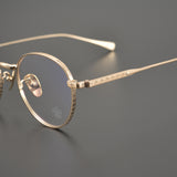 CHH Chrome Hearts Glasses Collection Versatile Vintage Round Engraved Pure Titanium Myopia Glasses Frame