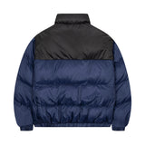 Men Cotton Padded Jacket Coat Vintage Stand-up Collar Cotton-Padded Clothes Ins Casual Winter Loose and Warm Bread Coat