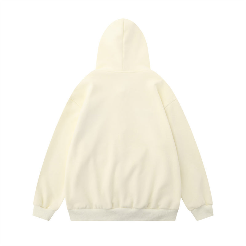 Men Hoodie Butterfly Paste Cloth Embroidery Hooded Jacket