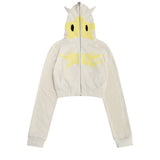 Women Hoodie Cropped Hoodie Women's Casual Jacket