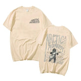 Arctic Monkeys Tour Graphic T Shirts Men's Hip Hop Retro