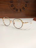 CHH Chrome Hearts Glasses Ultra Light Retro Literary Flat Mirror Myopia Glasses Frame