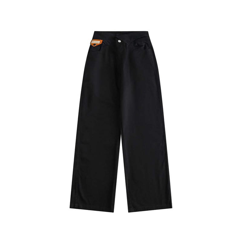 Unisex Pants Fall Waist-Tight Straight-Leg Pants