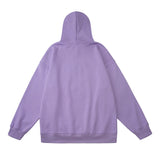 Men Fleece Lined Hoodie Embroidered Letter Hooded Sweater Men's Ins Loose Casual Autumn and Winter