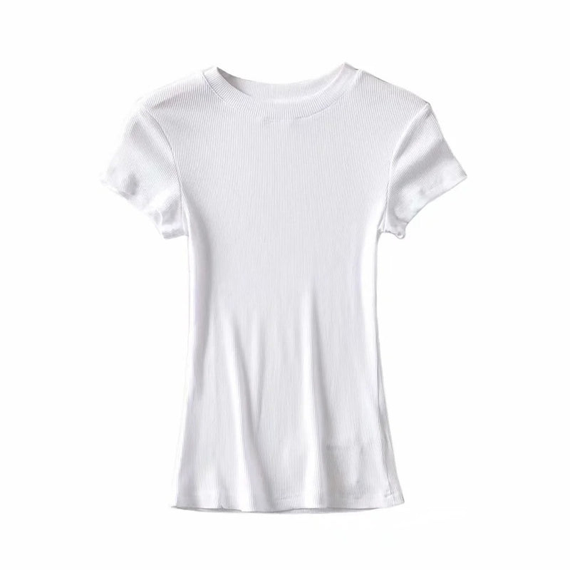 Women T-shirt Summer round Neck Short Sleeves T-shirt Women's T-shirt
