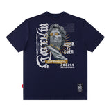 Men T Shirt Printed Short-Sleeved T-shirt Boys Casual Loose