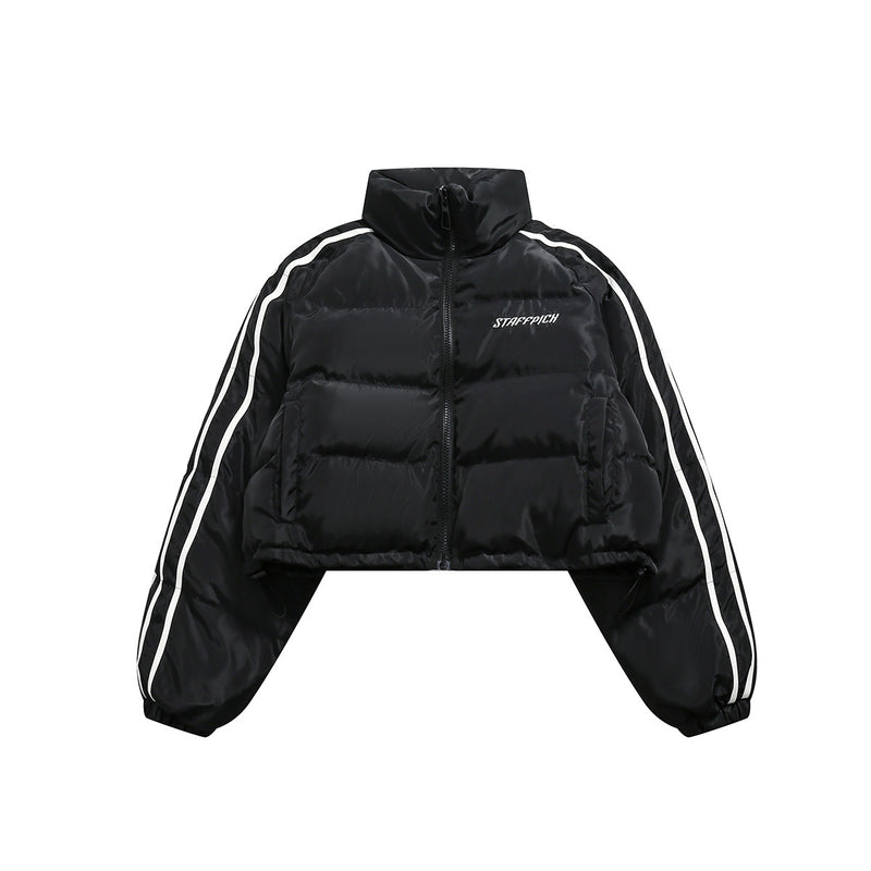 Unisex Jacket Winter Stand Collar Short Bread Coat