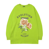 Men Long Sleeve Shirt Autumn and Winter round Neck Long Sleeve T-shirt Men and Women Ins Loose