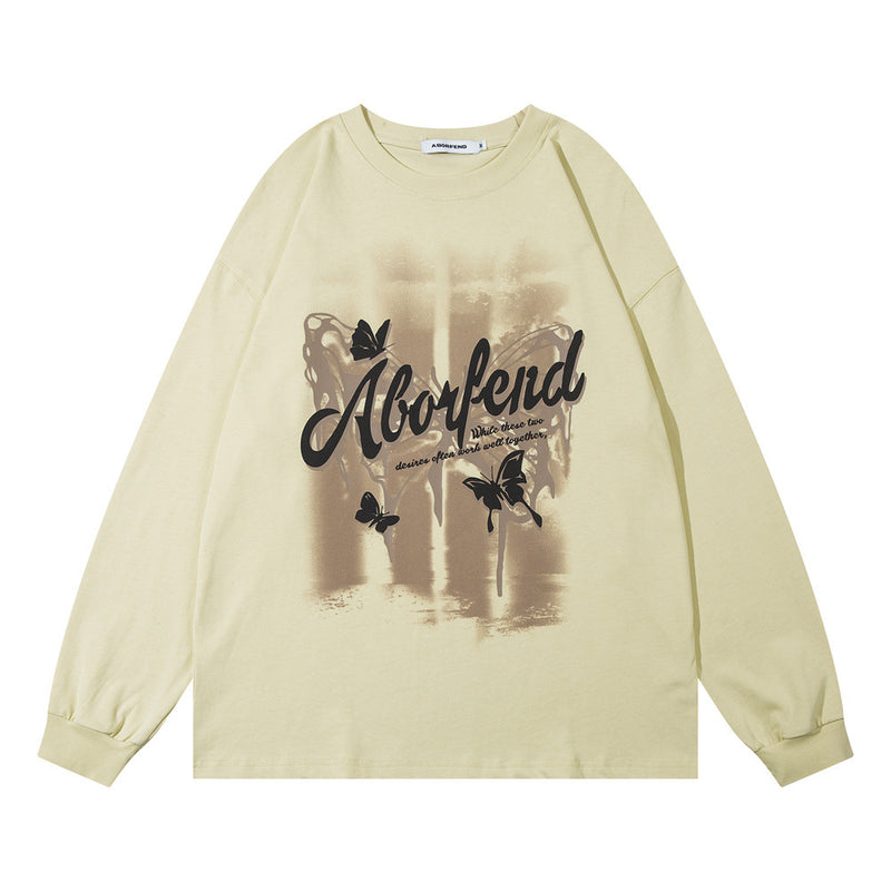 Men Hoodie Boys Casual Long Sleeve round Neck Spring and Autumn Loose Sports