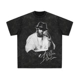 Kendrick Lamar T Shirts Vintage Washed Old Loose Short Sleeves