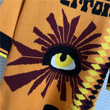 House Of Errors T-Shirt Eye of Truth Jersey Style Half Sleeve T-Shirt Polo Neck Knitted Sweater