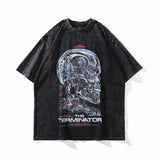 Men T Shirt Cartoon Short Sleeve T-shirt Men and Women Ins Couple Half Sleeve