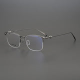 CHH Chrome Hearts Glasses Japanese Refined Versatile Business Square Pure Titanium Ultra Light Glasses Frame