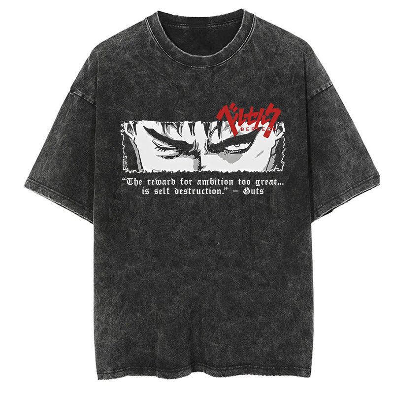 Graphic Vintage Cotton Tee for Men Women Summer Casual