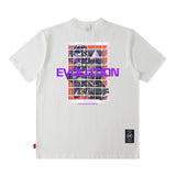 Men T Shirt Printed Short-Sleeved T-shirt Men and Women Street Retro Loose