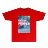 Purple Brand T Shirt Short Sleeve T-shirt Blouse