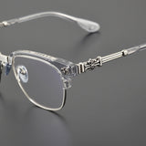 CHH Chrome Hearts Glasses Vintage half-frame glasses Pure titanium frames