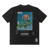 Men T Shirt Men's Short-Sleeved T-shirt Astronaut Astronaut Loose Short Sleeve