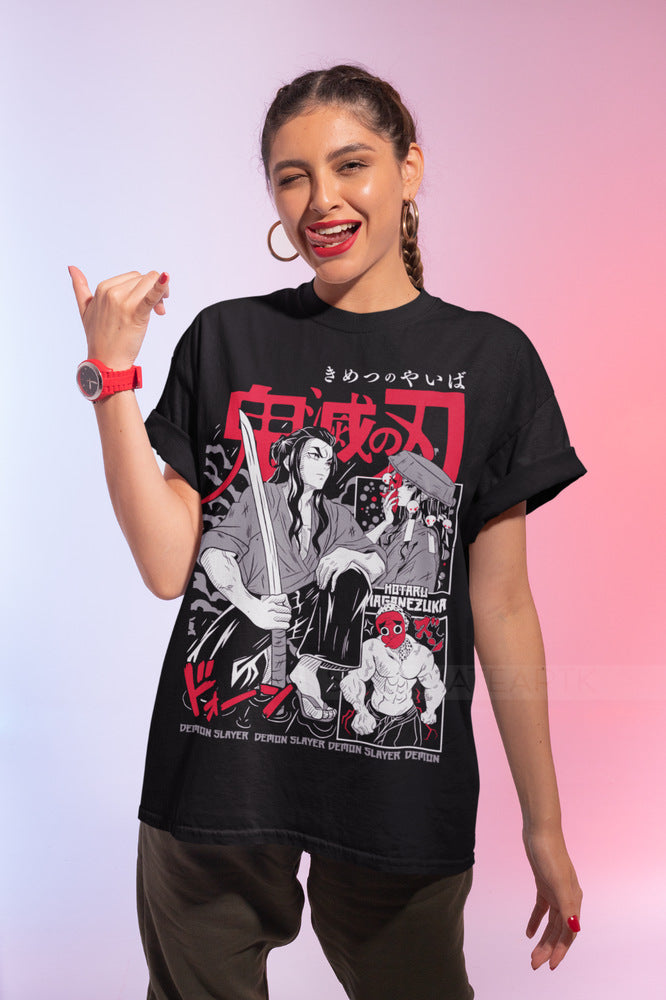 Hotaru Haganezuka T-Shirt Demon Slayer Anime Manga Strip