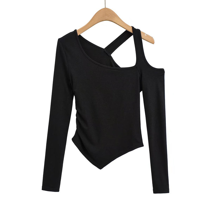 Women T-Shirt Autumn and Winter Women's Tight Long-Sleeved T-shirt