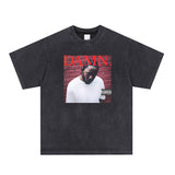 Kendrick Lamar T Shirts Cotton Hip Hop Rap Loose Short Sleeves