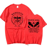 Basgiath War College 2Sided Print T-Shirt Fourth Wing