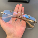 CHH Chrome Hearts Glasses Pure Titanium Vintage Frameless Myopia Frames