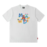 Men T Shirt Hip Hop Retro Short-Sleeved T-shirt Men's Loose Casual