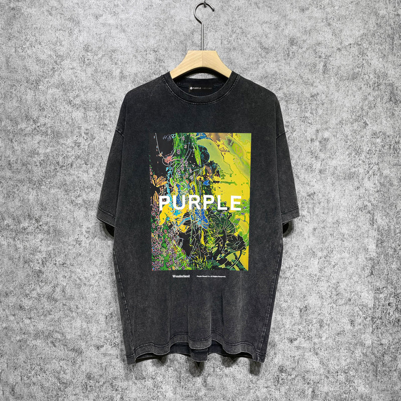 Purple Brand T Shirt Short Sleeve T-shirt Blouse