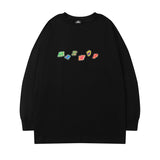Men Long Sleeve Shirt Men and Women Loose Long Sleeve T-shirt Autumn Undershirt Casual
