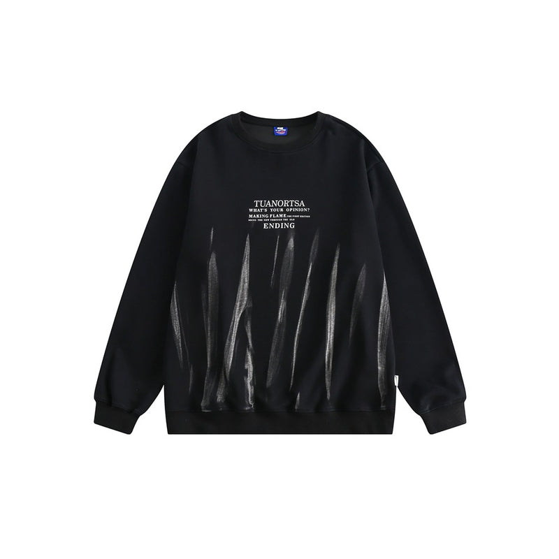 Unisex Hoodie Fashion Brand Coat Vintage Top round-Neck Pullover Men and Women