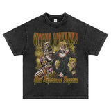 Guido Mista T-shirt Sex Pistol Oversized Vintage Washed