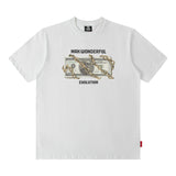 Men T Shirt Printed Street Style Short Sleeve T-shirt Men and Women Couple