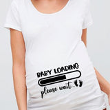 Baby In Progress Baby Loading Maternity Short Sleeve