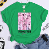 Graphic Printing T-Shirts For Women Short Sleeve