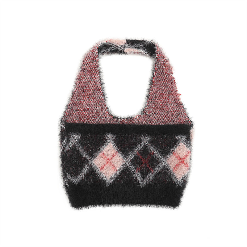 Women Vest Halterneck Vest Girls' Summer Outer Wear Sling Short Top