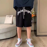 Palm Angle Shorts Palm Angels Letter Printed Casual Shorts Men's and Women's High Street Sports