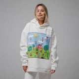 Women Sweatshirt Sweater Spring and Autumn Women's Printed Hooded