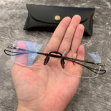 CHH Chrome Hearts Glasses Crowe Glasses Frame Business Gold Edge Punching