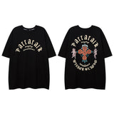 Men's T Shirt Printed Short-Sleeved T-shirt Men's and Women's Ins Couple's Tops