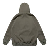 Men Fleece Lined Hoodie Embroidered Hoodie Long Sleeve Sports Hoodie Winter