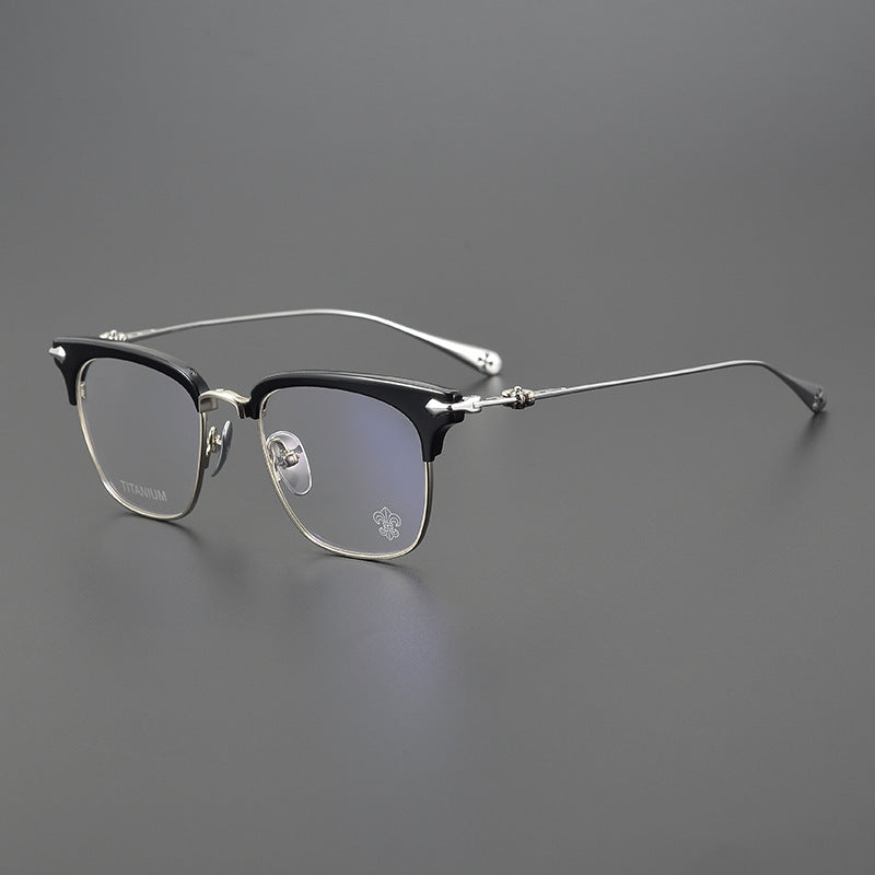 CHH Chrome Hearts Glasses Ultra Light Pure Titanium Myopia Glasses Frame