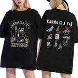 2024 The Eras Tour Cat Printed T-Shirt Women's Fashion