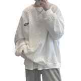 Men Hoodie Sweater Men Hong Kong Style Ins Autumn and Winter Loose Couple