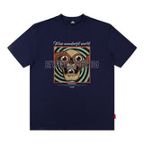 Men's T Shirt Printed Short-Sleeved T-shirt Men's and Women's Ins Street