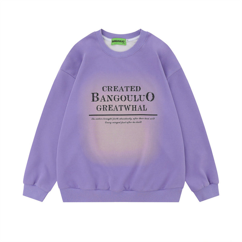 Men Hoodie Letter Print Sweatshirt