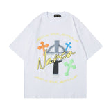 Men T Shirt Hiohip Short Sleeve T-shirt Men and Women Casual