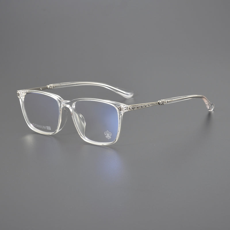 CHH Chrome Hearts Glasses Japanese handmade exquisite retro big face myopia glasses frame