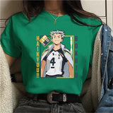 Anime Kotaro Bokuto Graphic Print T-Shirts Women